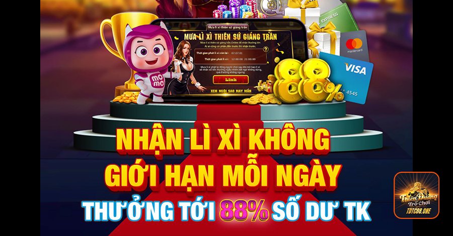 Loạt khuyến mãi Thưởng nạp tiền TDTC88 theo sau