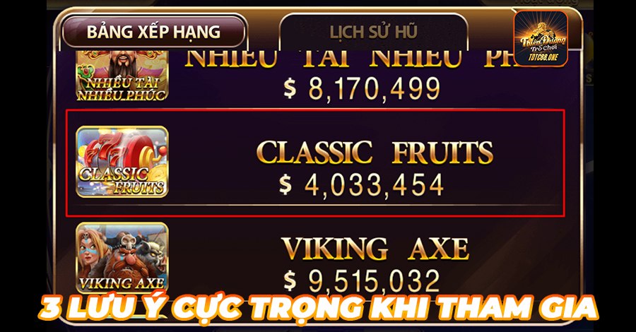 3 Lưu ý cực kì quan trọng dành cho tân thủ tham gia